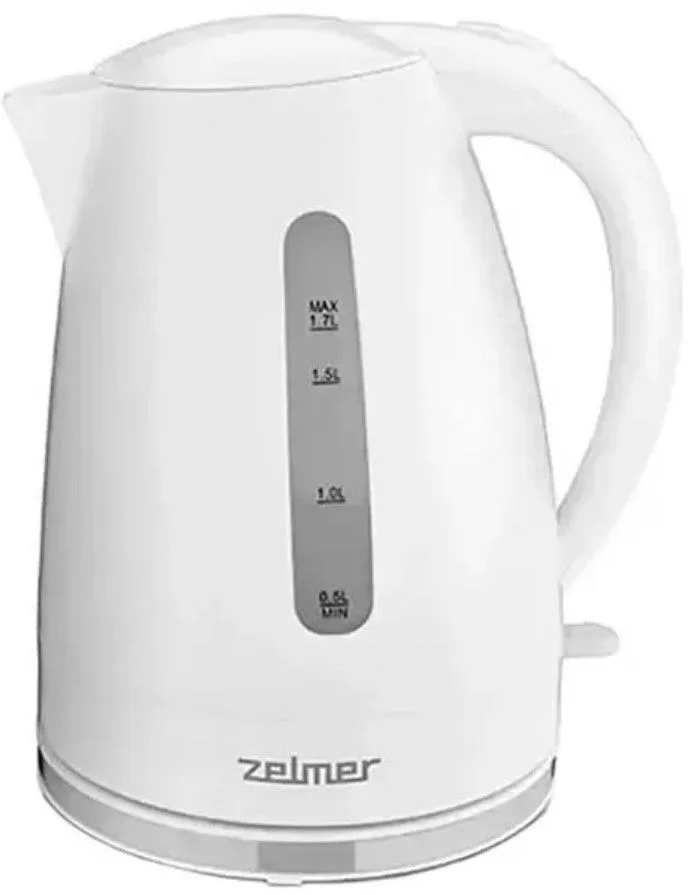 Чайник Zelmer ZCK7617W (2200Вт / 1,7л / пластик/ белый)-0