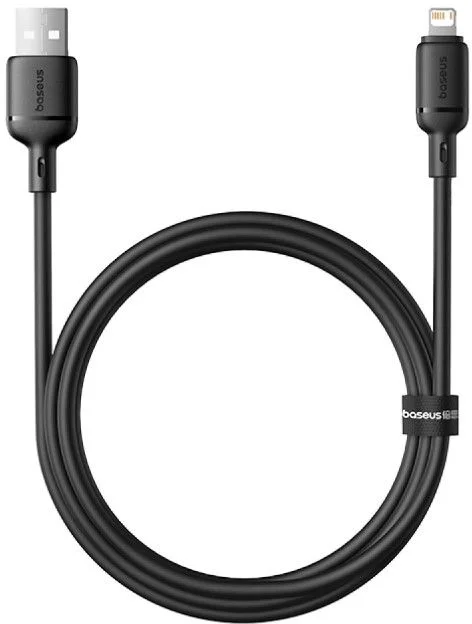 Кабель Baseus Silky Series Lightning - USB, 1м, Черный-0