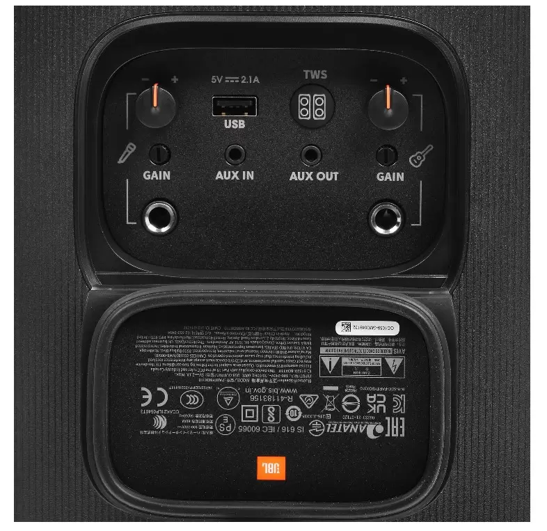 Портативная акустическая система JBL PARTYBOX 110 <BLACK>-5