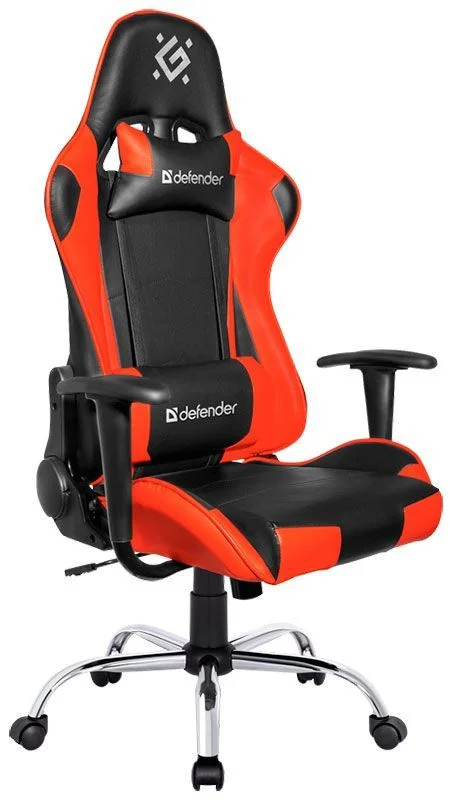Игровое компьютерное кресло Defender Azgard, чёрный/красный-0