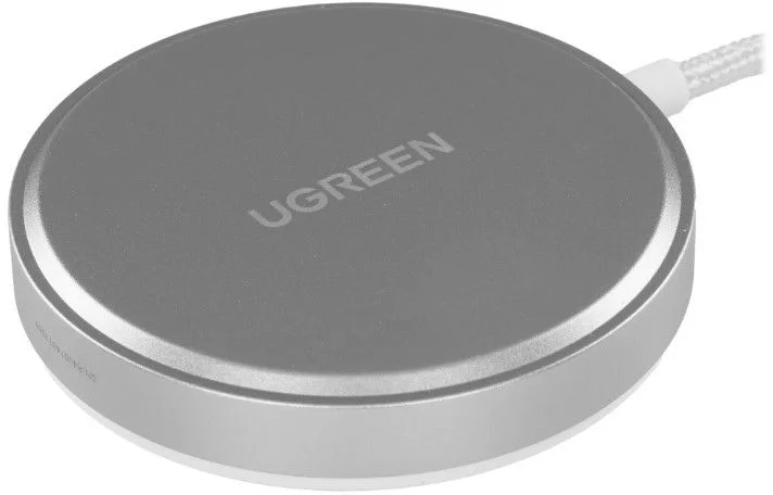Беспроводное зарядное устройство UGREEN W703 (15W, MagSafe) серый-0