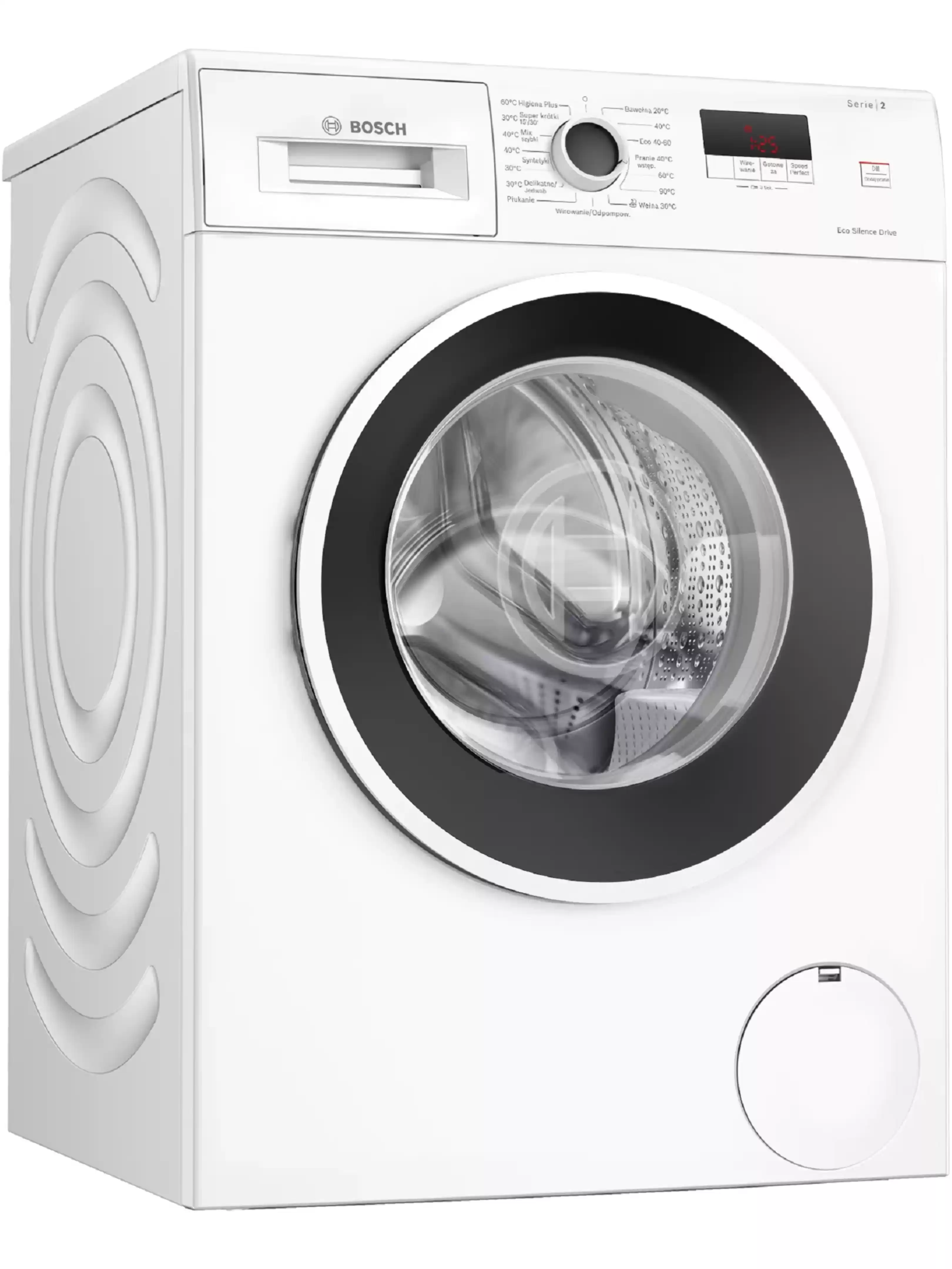 Стиральная машина Bosch WGE03209PL (Serie2 / 58,8-63,2см / 8кг / 1200об / SpeedPerfect / ActiveWater Plus / EcoSilence Drive / A+++)-1