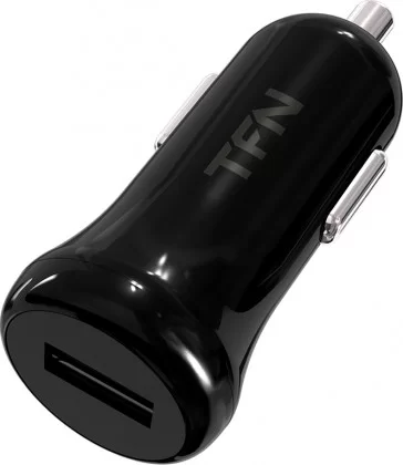 Автомобильное зарядное устройство TFN CC1U1ABK (1 USB/1A) черное-1
