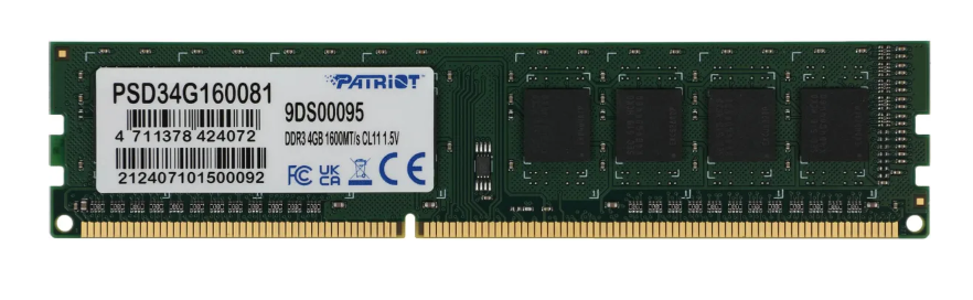 ПамятьDDR34GB1600MHzPatriotSLPSD34G160081