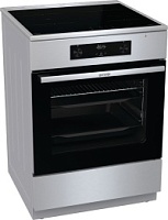 Плита электрическая Gorenje GEIT6C60XPG (Advanced / Нерж.сталь / духовка - 70 л / 4 индукц. конфорки (2000/1600/2000/2000Вт) / Мощность - 10,5 кВт)