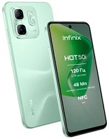 Смартфон Infinix HOT 50i 4/128 ГБ, зелёный Зеленый