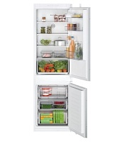 Холодильник встраиваемый Bosch KIN86NSE0 (Serie2 / Объем - 260 л / Высота - 177.2см / Слайдерное крепление фасадов / FrostFree / А++)