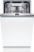 Машина посудомоечная встраиваемая 45 см Bosch SPV6ZMX17E (Serie6 / 10 комплектов / 3 полки / расход воды - 8,9 л / TimeLight / Home Connect / А+++)