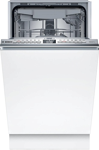 Машина посудомоечная встраиваемая 45 см Bosch SPV4EMX10E (Serie4 / 10 комплектов / 3 полки / расход воды - 8,9 л / InfoLight / Home Connect / А+)