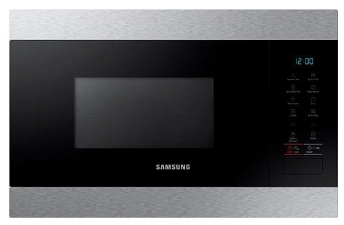 Микроволновая печь встраиваемая Samsung MG22M8074AT (22л / нерж / 850Вт / гриль)