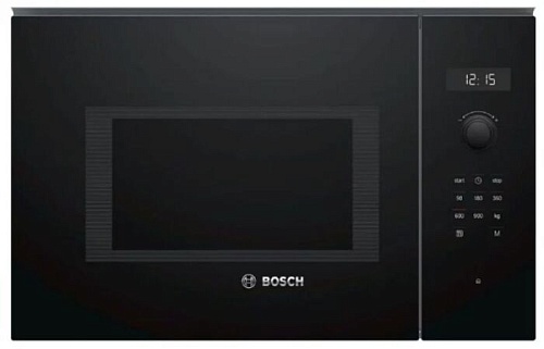 Микроволновая печь встраиваемая Bosch BEL524MB0 (Serie6 / черный / 20л / ширина - 59,4 см / 800Вт / гриль / AutoPilot8)