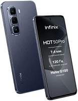 Смартфон Infinix HOT 50 PRO 8/256 ГБ, чёрный Чёрный