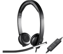 Наушники с микрофоном Logitech H650e Headset Stereo USB (981-000519)