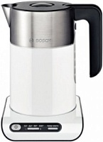 Чайник Bosch TWK8611P (2400Вт / 1,5л / металл / белый / контроль температуры)