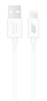 Кабель Borasco Lightning - USB, 2A, 1 метр, белый (20543)