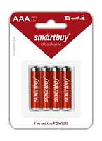 Батарейки Smartbuy LR03/4B (SBBA-3A04B) алкалиновая BL4
