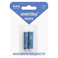 Батарейки Smartbuy MAXX LR03/2B (24/240) (SBBM-3A02B) алкалиновая BL2