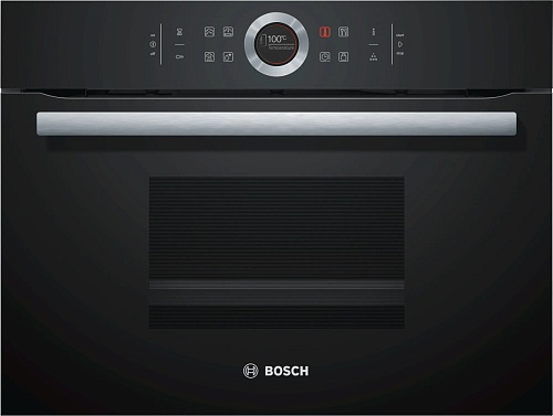 Пароварка Bosch CDG634AB0 (Serie8 / 38 л / до 100 °C / Чёрный / AutoPilot 10 / SoftClose / A++ / компактный)
