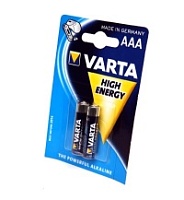 Батарейки Varta 4903 ААА HIGH ENERGY  BL2 (цена за 2 шт.) 