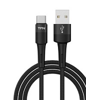 Кабель TFN ENVY USB Type-C - USB, плетеный, 1,2 метра, синий (TFN-C-ENV-AC1MBL)