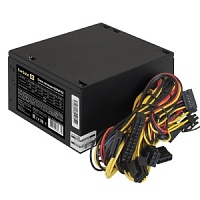 Блок питания ExeGate  600W 600NPXE ATX (кабель 220V в комплекте), 12cm fan, 24pin, (4+4)pin, PCIe, 4xSATA, 3xIDE, FDD, black EX221639RUS-PC