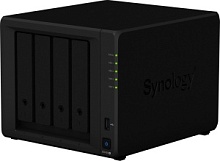 Сетевой накопитель Synology DS423+, 4x 2.5/3.5 HDD, Intel J4125, 2 ГБ, 2xSSD NVMe, 2хUSB 3.2 Type-A, 2*RJ-45 1Гбит/с