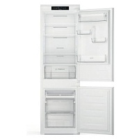 Холодильник встраиваемый Indesit INC18 T311 (Объем - 250 л / Высота - 177 см / Слайдерное крепление фасадов / A+ / Белый / NoFrost)