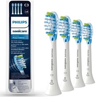 Насадка для зубных щеток Philips HX9044/17 Sonicare C3 Premium Plague Defense (4 шт)