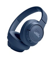 Беспроводные наушники с микрофоном JBL T720BT, Bluetooth 5.3, 20 Гц-20000 Гц, 32 Ом,100 дБ, Blue Голубой