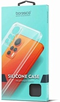 Чехол-накладка Borasco, Silicone для Apple iPhone 16, прозрачный Прозрачный