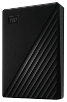 Жесткий диск внешний 4Tb 2.5" USB3.0 WD My Passport черный  [WDBPKJ0040BBK-WESN] Чёрный