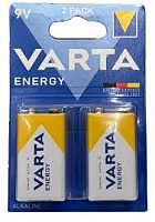 Батарейки Varta 4122 ENERGY LR22 BL2 (6lr61)