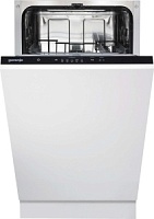 Машина посудомоечная встраиваемая 45 см Gorenje GV520E15 (Essential / 9 комплектов / 2 полки / расход воды - 9 л / А++)