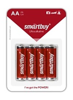 Батарейки Smartbuy LR6/4B (48/480) (SBBA-2A04B) алкалиновая  BL4 (цена за 4 шт.)