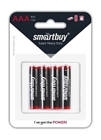 Батарейки Smartbuy R03/4B (48/960) (SBBZ-3A04B) солевая BL-4