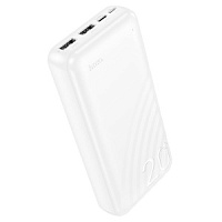 Портативная батарея Hoco Element J123A (Smart charge/ LED дисплеей) 20000мАч, белая 