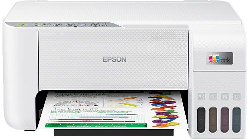 МФУ EPSON L3256 White /А4/4-цв/СНПЧ/USB+WiFi/розетка UK/EU [чернила 103-C13T00S14A/S24A /S44A/S34A ]