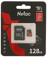 Память micro Secure Digital Card 256Gb class10 V30 UHS I U3 Netac / c адаптером SD /NT02P500PRO-256G-R/-999