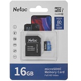 Память micro Secure Digital Card 128Gb class10 Netac / c адаптером SD /NT02P500STN-128G-R/-999